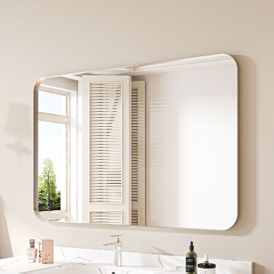 Aluminum Framed Bathroom Mirror