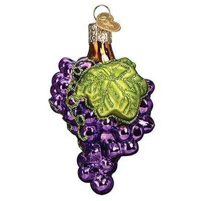 Old World Christmas Glass Blown Ornament for Christmas Tree, Grapes