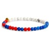 Independence Day and 4th of July Morse Code Bracelet: FREEDOM | Red, Howlite, & Blue - ETHIC GOODS - 3 of 4