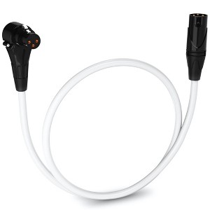 LyxPro Right Angle Female to Male XLR Microphone Cable - 1 of 4