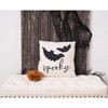 C&F Home 20" x 20" Bats Reversible Halloween Knitted Pillow - 3 of 4