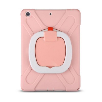 MyBat Rotatable Stand Shockproof Protector Cover Compatible With Apple iPad 10.2 - Rose Gold / Rose Gold