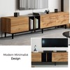 Modern TV Stand For TV Up To 80" Media Console Entertainment Center Storage Cabinet With Doors For Living Room Bedroom - 4 of 4