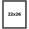 PosterPalooza | Refined Black Picture Frame - UV Acrylic, Foam Board Backing, Hanging Hardware - 2 of 4