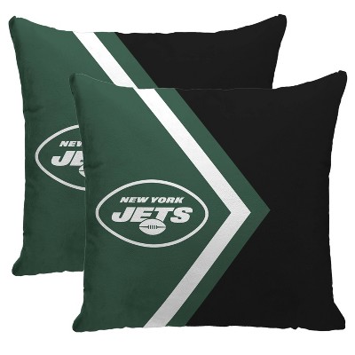 NFL New York Jets Side Arrow Poly Span Throw Pillow - 2pk