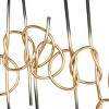 Olivia & May 32"x33" Iron Wall Sculpture: Modern Industrial Horizontal Decor - 4 of 4