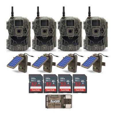 Stealth Cam DS4K Transmit Cellulars with Power Panels and 32GB SD Cards Bundle