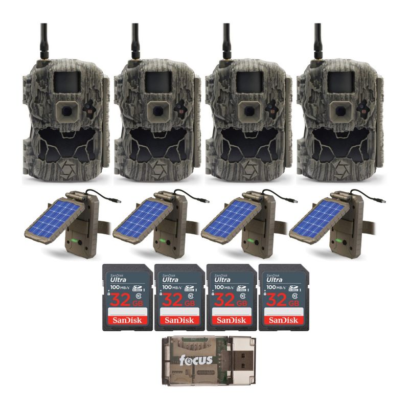 Stealth Cam DS4K Transmit Cellulars with Power Panels and 32GB SD Cards Bundle, 1 of 4