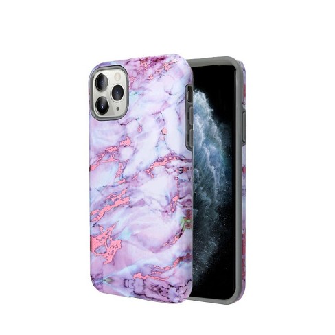 Insten Fuse Marble Hard Hybrid Plastic Tpu Case For Apple Iphone
