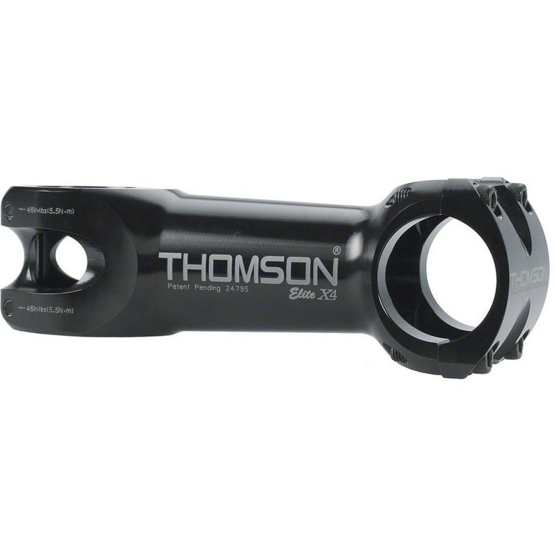 Thomson Elite X4 Mountain Stem- Black Length: 80 Bar Clamp Diameter (mm): 31.8, 1 of 2