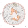 Sweet Jojo Designs Girl Baby Tummy Time Playmat Celestial Pink Gold and Grey - 4 of 4