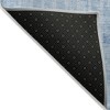 Denim Blue And Sky Blue Striped Washable Indoor Outdoor Area Rug - 4 of 4