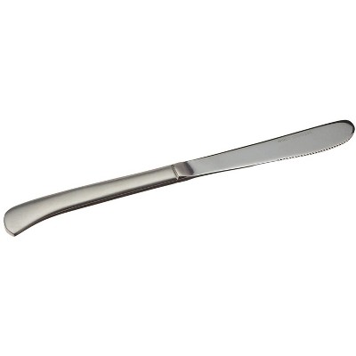 Winco 0015-08 12-Piece Lafayette Dinner Knife Set, 18-0 Stainless Steel