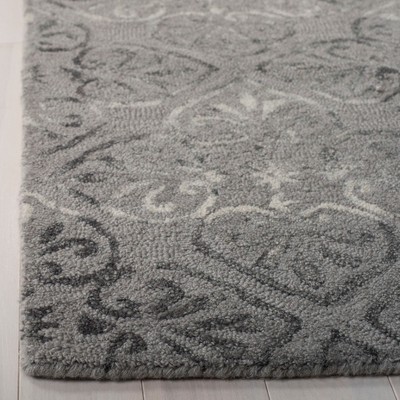 Handmade Dip Dye Luxe Gray Wool 8' x 10' Area Rug