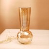 ChicFurnit Decorative Vases Elegant Flower Vase Jarron Florero Glass Vase Tabletop Vase Modern Vase for Living Room Decor, Orange, 5.5"*5.5"*10" - 2 of 4