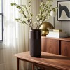 Modern Decorative Vase - Textured Ceramic Flower Holder - Stylish Home & Office Accent for Living Room & Bedroom - 2 of 4