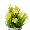 Unique Bargains Artificial Plants Spring Grass with Lily Blossoms Plastic 3.07"x3.07"x7.48" 1 Pc - 4 of 4