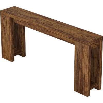 Tribesigns 70.9in Narrow Console Table, Wood Sofa Table Behind Couch for Living Room Hallway Entrance