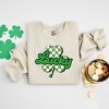 Simply Sage Market Women's Graphic Sweatshirt Lucky Cursive Shamrock - 3 of 3