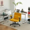 Swivel Office Chair with Adjustable Seat Height and Back, Foldable Armrest, Comfy Task Chair for Study Rooms or Bedroom-Tanpinhause - 2 of 4