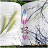 6pcs 5D Feather Butterfly Diamond Art Bookmarks Acrylic Feathers Flower Diamond Art Bookmarks Pendant Diamond Art Bookmark Kits for Adults Kids - 3 of 4