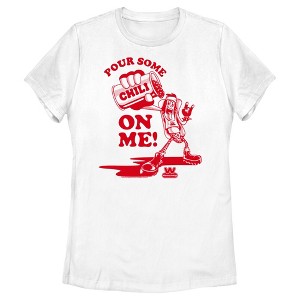 Women's Wienerschnitzel The Delicious One Pour Some Chili on Me T-Shirt - 1 of 4