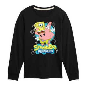 Boys' - SpongeBob SquarePants - Spongebob And Patrick Long Sleeve Graphic T-Shirt - 1 of 4