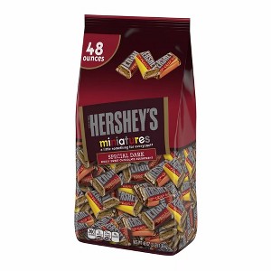 Hershey's special Dark Mildly Sweet Chocolate Miniatures Assortment - 48oz - 1 of 4