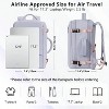 HTUTWOO 1pc Casual Large Capacity Travel Backpack, Simple Laptop Bag For Travel, Lightweight Zipper Backpack,Preppy School Bag,Back to School Bag - 3 of 4