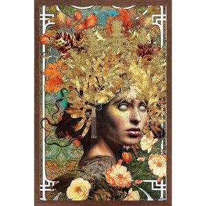 Trends International Jena DellaGrottaglia: Cosmic Zodiac - Virgo Framed Wall Poster Prints - 1 of 4