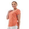 Aventura Clothing Women's Kristy Cap Sleeve Scoop Neck T-Shirt - 4 of 4