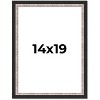 PosterPalooza | Simple Silver Picture Frame - UV Acrylic, Foam Board Backing, Hanging Hardware - 2 of 4