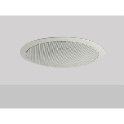 Monoprice 114887 Commercial Audio 50W 6.5" Coax Ceiling Speaker with ABS Backcan & Grill 70V