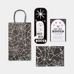 BOOing Ghost Halloween Stationery Set with Gift Bag Black/White - Hyde & EEK! Boutique™
