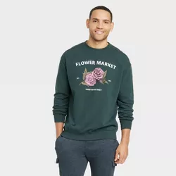 Men's Relaxed Fit Crew Neck Pullover Sweatshirt - Goodfellow & Co™