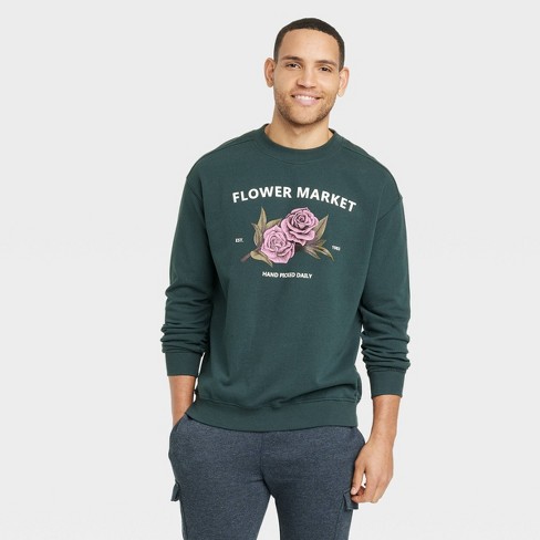 Men's Relaxed Fit Crew Neck Pullover Sweatshirt - Goodfellow & Co™ - image 1 of 3