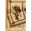 Vynxaria Tribes Southwest Area Rug - 2ft x 3ft Beige Frontier-Inspired Accent Rug - 4 of 4