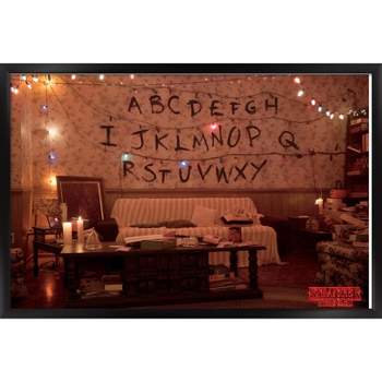 Trends International Netflix Stranger Things - Alphabet Framed Wall Poster Prints