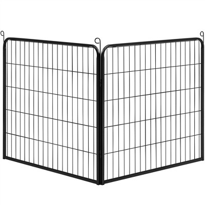 Yaheetech 2 Panels Metal Dog Playpen Fence