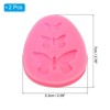 Unique Bargains Butterfly Silicone Polymer Clay Fondant Template for Crafts Air Dry DIY 2 Pcs - 2 of 4