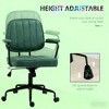 Racxily Leather Office Chair, Adjustable for Home & Office, Comfy Seating with Stylish Retro Vibe - 3 of 4