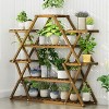 Artloge 8-Tier Large Solid Wood Plant Stand Rustic Corner Shelf Flower Rack for Garden Porch Patio Balcony Home Decor - 3 of 4