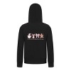 Everyday Kids Christmas Collection Most Wonderful Time Girls Zip up Hoodie – Pink Holiday Sweatshirt - 2 of 4