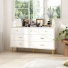 Famapy Modern 7 Drawers Dresser with Gold Metal Legs - 4 of 4