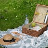 LunaLulinlk Wooden Compostable Utensils Set - 300 Pieces (100 Forks 100 Spoons 100 Knives) Sturdy Wood Disposable Cutlery - 3 of 4