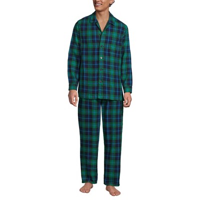 Lands' End Men's Flannel Pajama Set