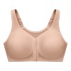 Glamorise Womens Magiclift Front-closure Posture Back Wirefree Bra 1265  Café 38c : Target