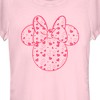 Juniors Womens Mickey & Friends Mickey and Friends Minnie Heart Silhouette T-Shirt - 2 of 4