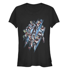 Juniors Womens Marvel Avengers: Endgame Quantum Ready Streak T-Shirt - 1 of 3