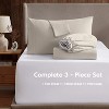 Nestl 4 Piece Bed Sheet Set, Deep Pocket Extra Soft Microfiber Sheets - 2 of 4